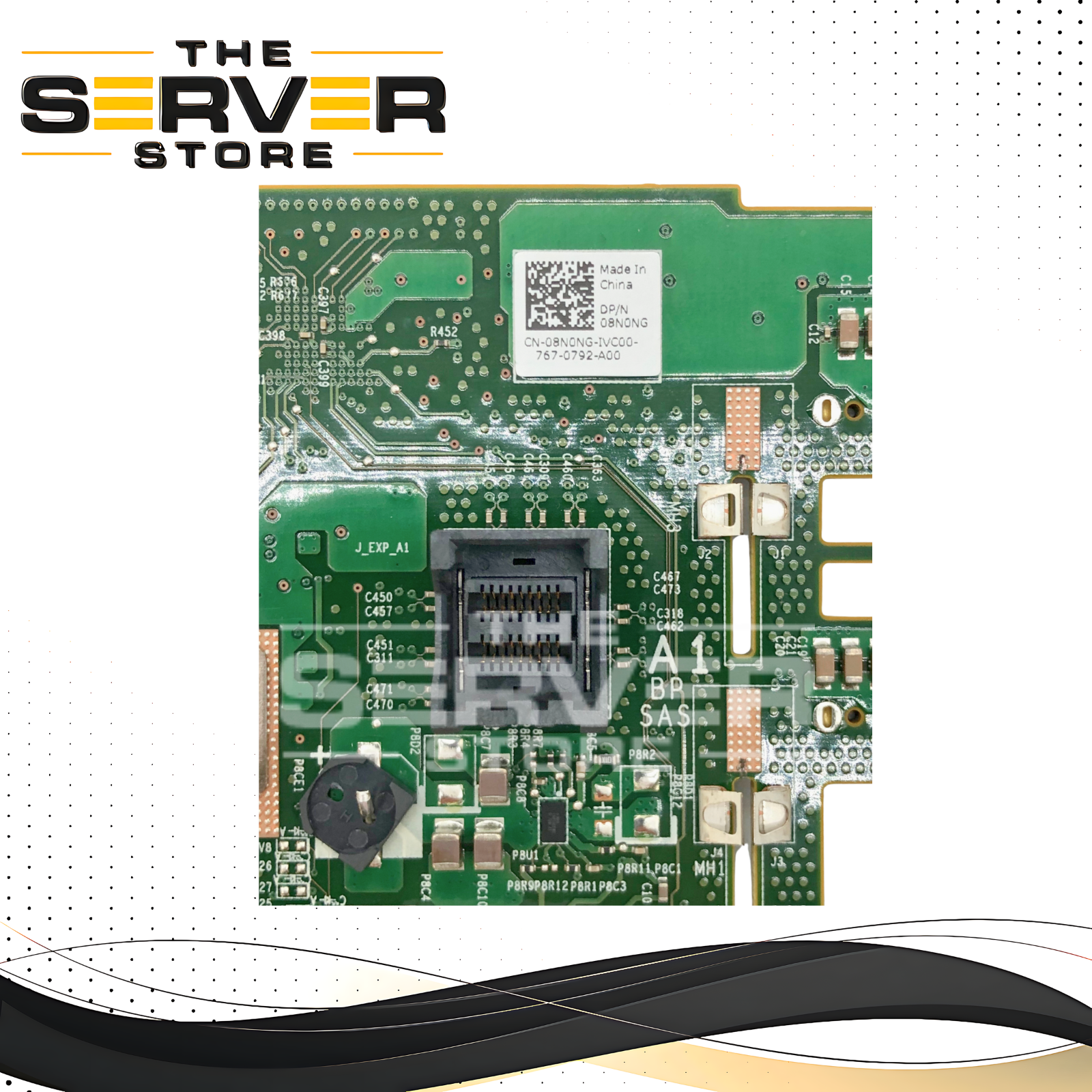 Dell EMC PowerEdge 12 Bay 3.5" SAS3/SATA3 HDD Backplane, For R540, R740, R740XD Rack Servers. P/N: 8N0NG, 08N0NG.