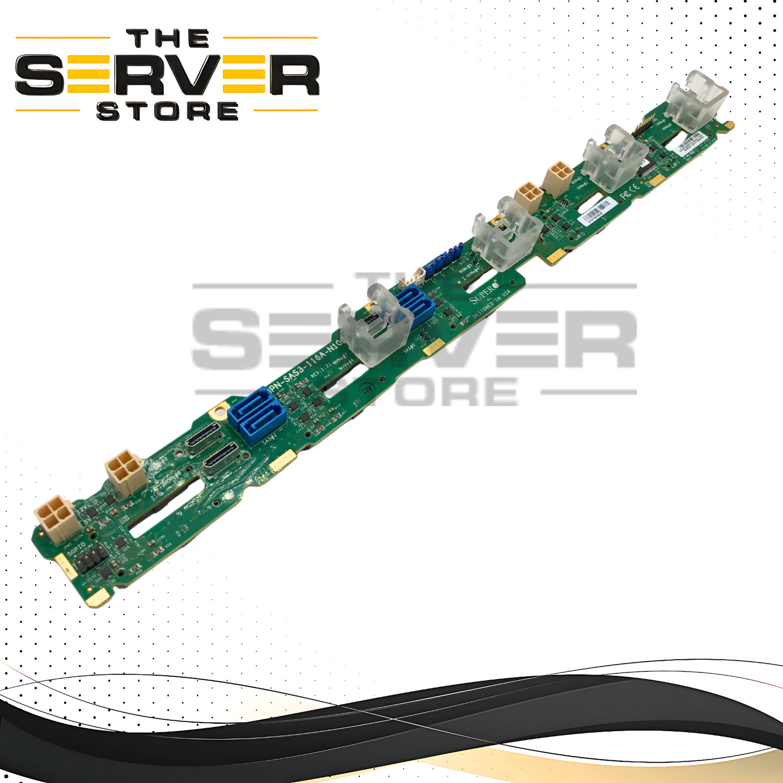 Supermicro 1U 10-Bay 2.5" U.2 NVMe Direct-Attach Backplane BPN-SAS3-116A-N10