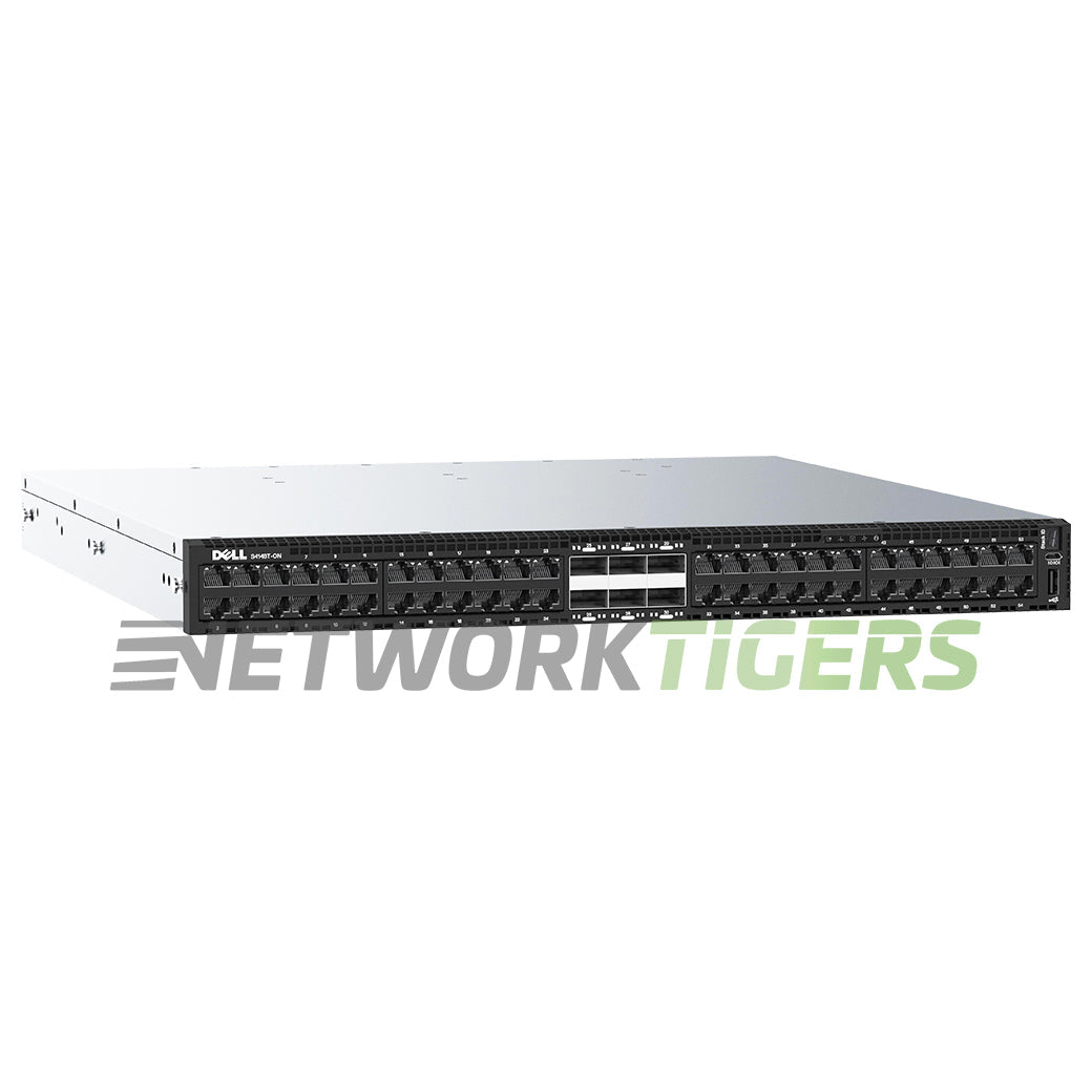 Dell S4148T-ON-RA 48x 10GB Copper 2x 40GB QSFP+ 4x 100GB QSFP28 B-F OS10 Switch