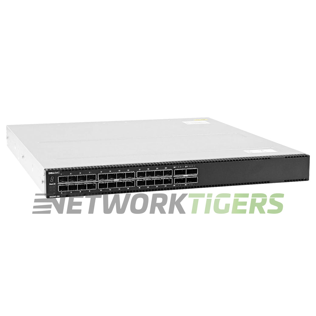 NEW Dell S5224F-ON 24x 25GB SFP28 4x 100GB QSFP28 F-B Air No OS10 Switch