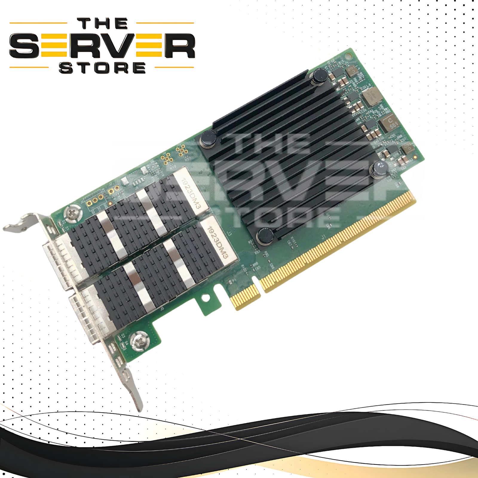 Dell Mellanox ConnectX-6 Dual Port 100Gb QSFP56 PCI-e Network Adapter with Low Profile Bracket. P/N: Y53CK, 0Y53CK.