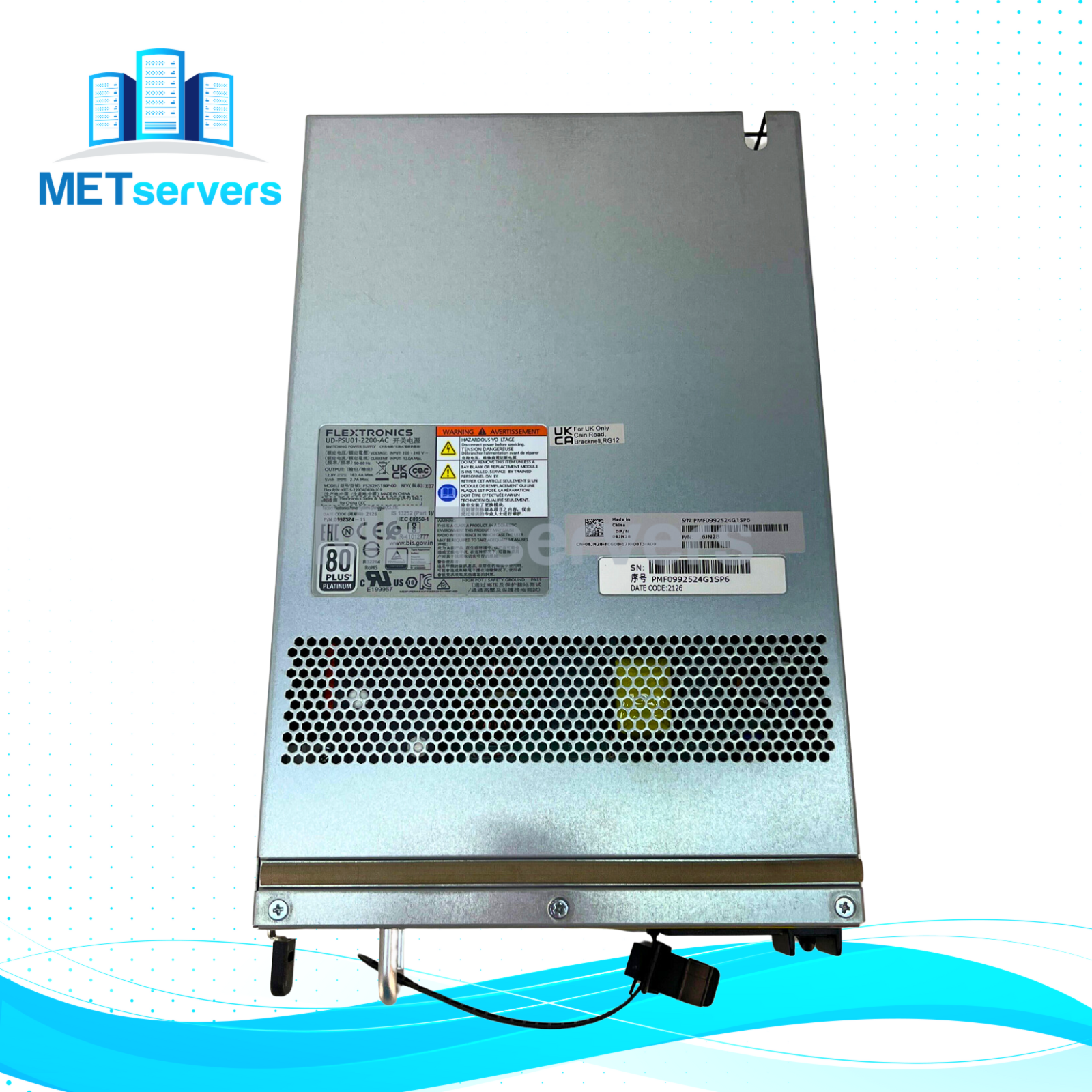 FLEXTRONICS 240V 80Plus Platinum Switching Power Supply (UD-PSU01-2200-AC)