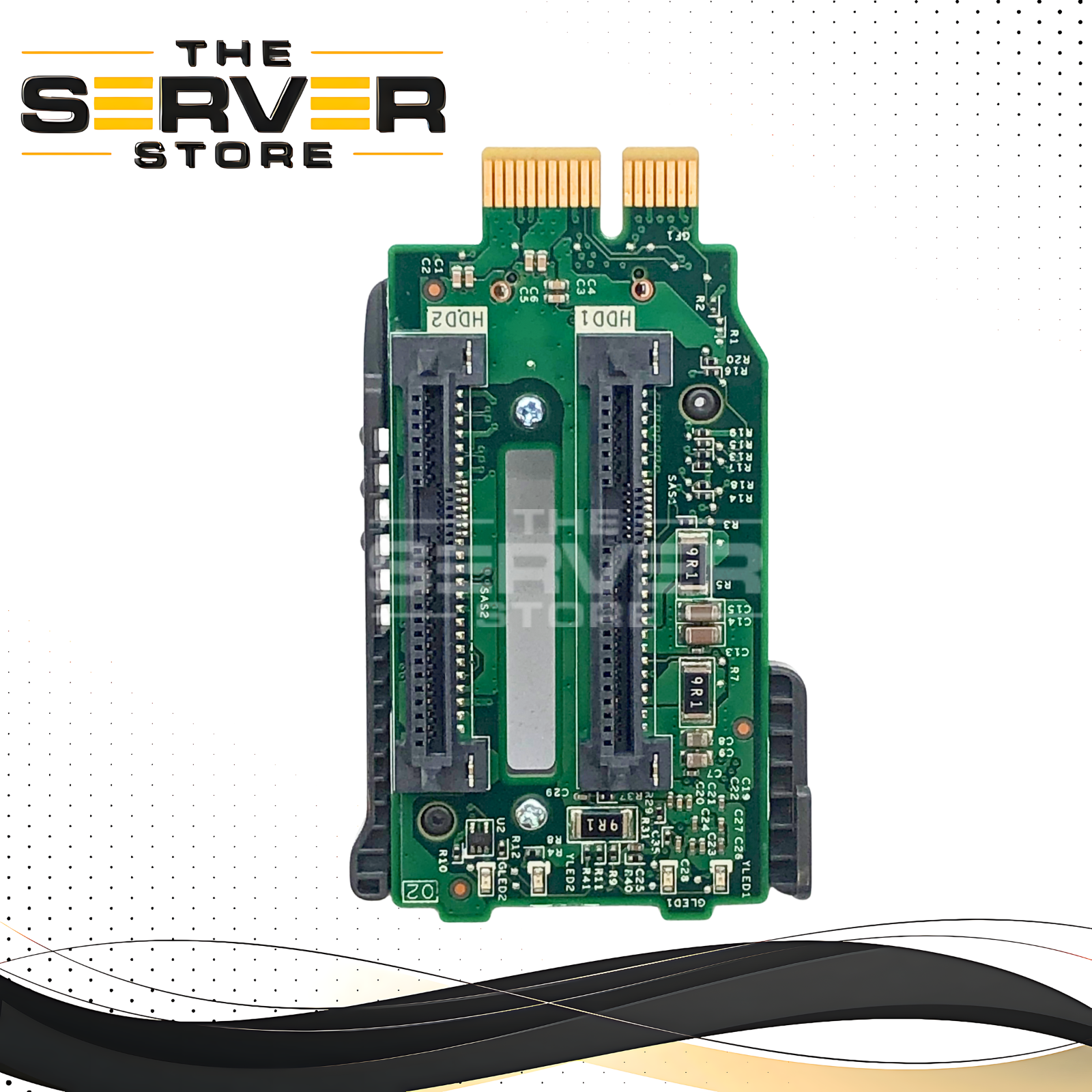 Cisco UCS C240 M5 Server Backplane with 2x 2.5-inch SAS/SATA HDD Drive Bays. P/N: 648.00v21.0011.
