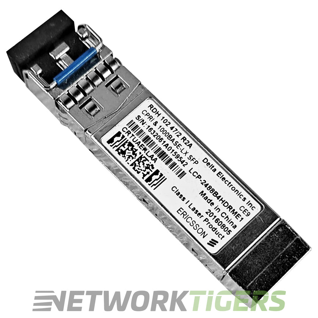 NEW Ericsson RDH 102 47/2 R2A 1GB BASE-LX CE9 SFP Transceiver
