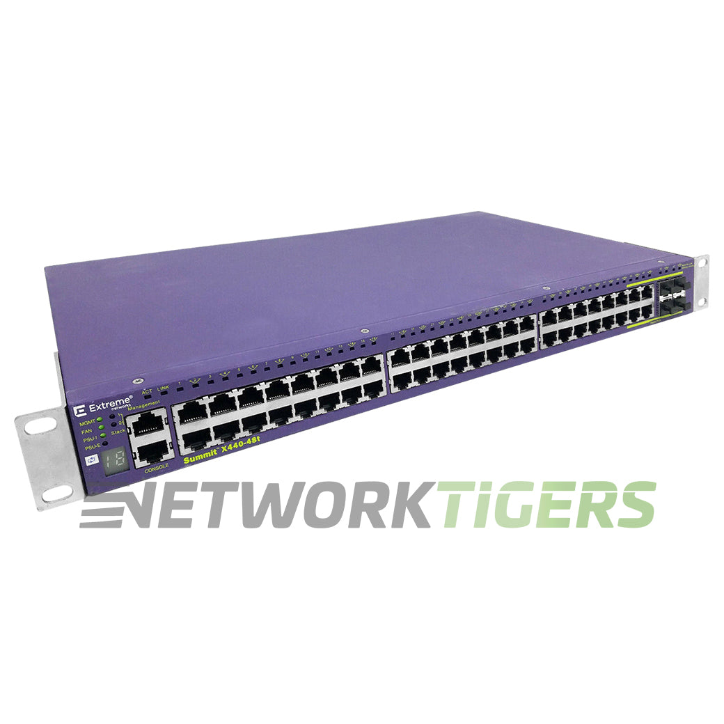 Extreme 16505 X440-48T 48x 1GB RJ-45 4x 1GB SFP 2x SummitStack Switch