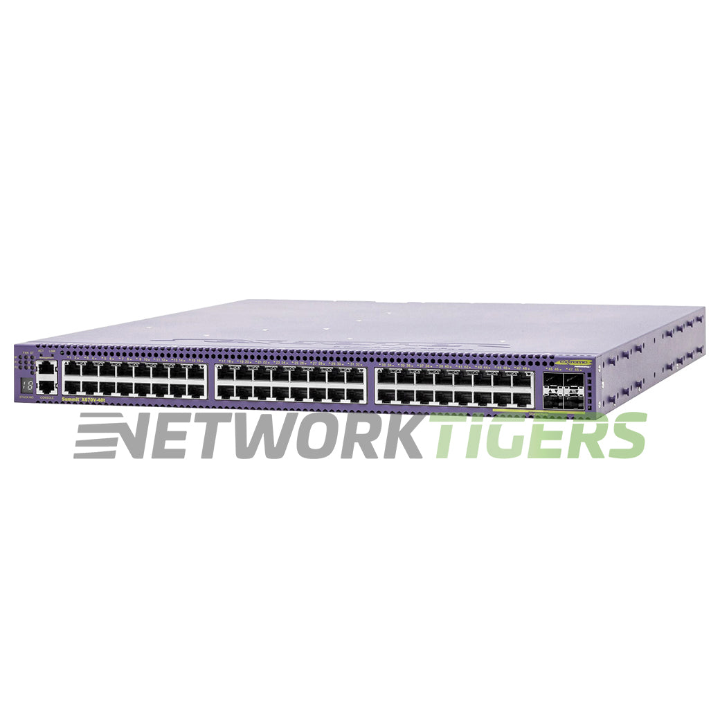 Extreme 17201 X670V-48t-FB-AC 44x 10GB RJ45 4x 40GB QSFP+ F-B Switch