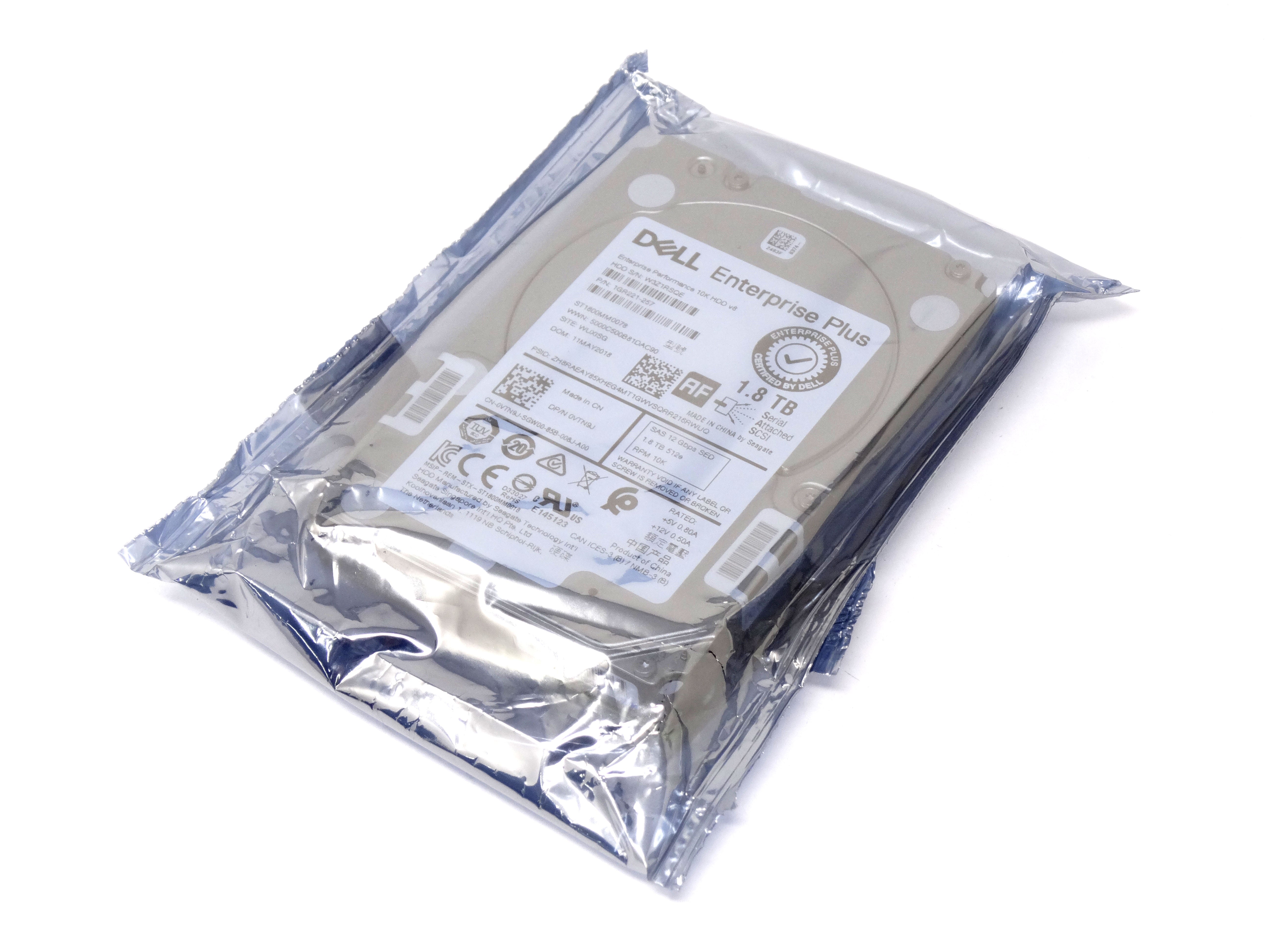 Dell Enterprise Plus 1.8TB 10K SAS 12Gbps 512e 2.5'' SED Hard Drive (1GR221-257)