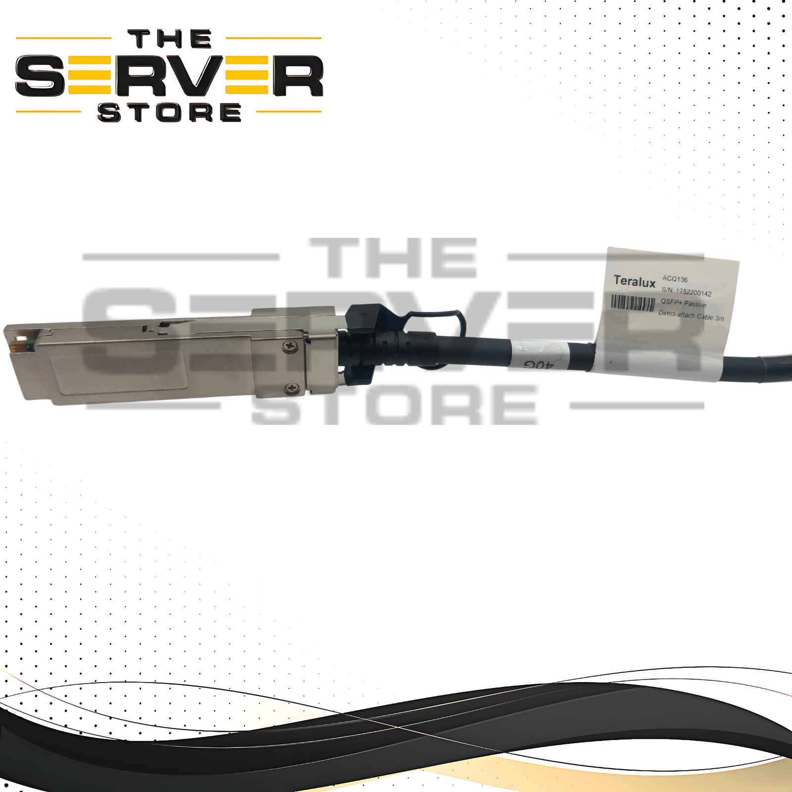 Teralux 40GbE QSFP+ to QSFP+ Passive DAC Twinax Cable 3m ACQ136