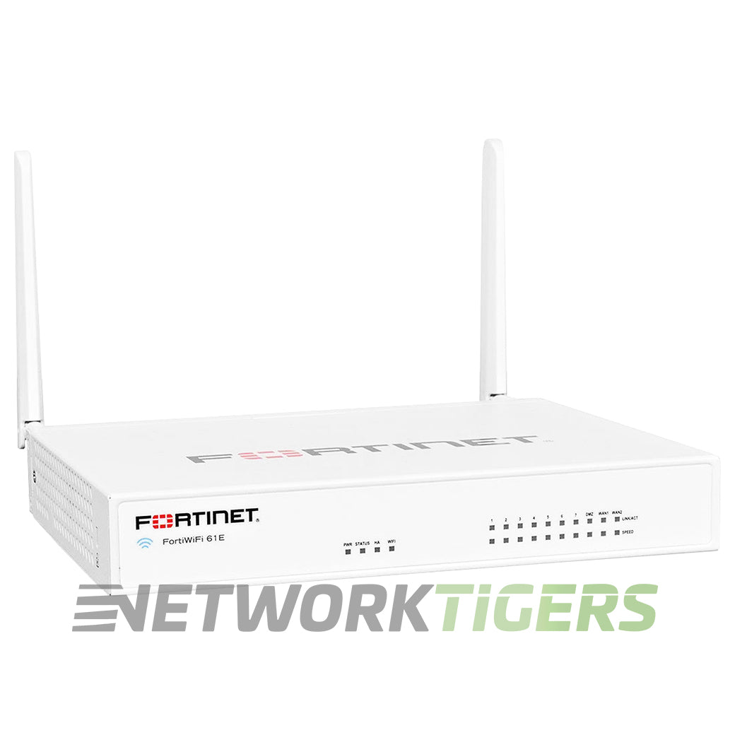 NEW Fortinet FWF-61E Wireless FortiWiFi 61E 3 Gbps 10x 1GB RJ45 Firewall