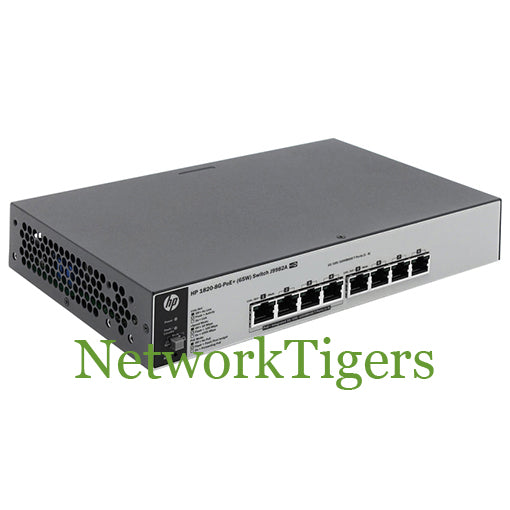NEW HPE J9982A 1820 Series 8x 1GB (4x PoE+) RJ45 Switch