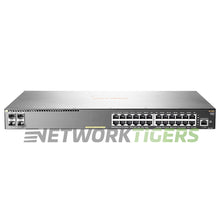 Carregar imagem no visualizador da galeria, NEW HPE Aruba JL255A 2930F Series 24x 1GB PoE+ RJ45 4x 10GB SFP+ Switch
