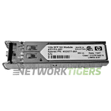 Carregar imagem no visualizador da galeria, NEW HPE 453153-001 453577-001 1GB BASE-SX 850nm MMF SFP Transceiver
