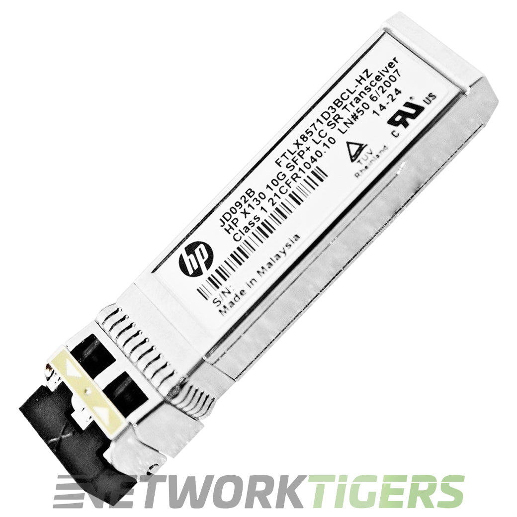 HPE JD092B 10GB BASE-SR 850nm Short Reach MMF LC SFP+ Transceiver
