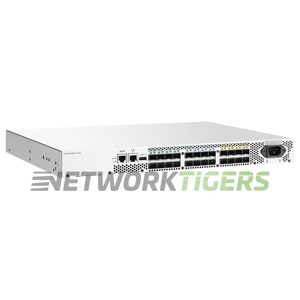 HPE R4G55A SN3600B Series 24x 32GB FC SFP+ (8x Active) SAN Switch