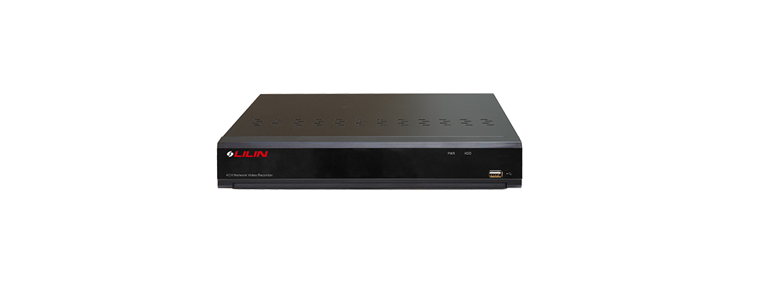 LILIN NVR6104E-V-1X1TB 4 CH PoE 4K Standalone Network Video Recorder