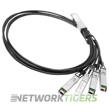 Cargar imagen en el visor de la galería, NEW Juniper JNP-100G-4X25G-1M 1m 100 Gigabit QSFP28 to 4x 25 Gigabit SFP+
