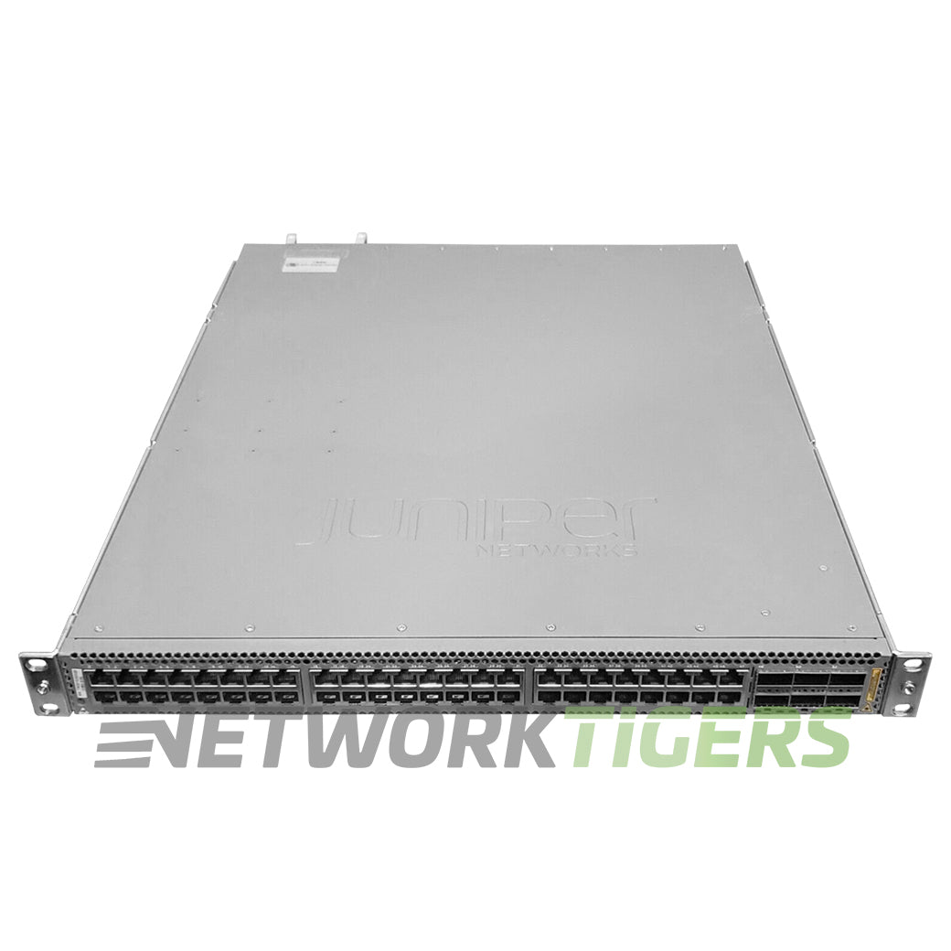 Juniper QFX5100-48T-AFI 48x 10GB Copper 6x 40GB QSFP+ Back-to-Front Air Switch
