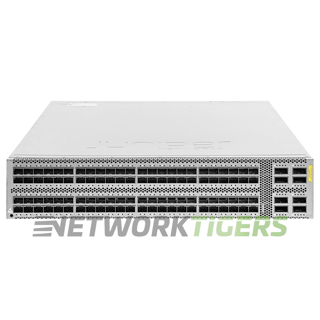 Juniper QFX5100-96S-AFI 96x 10GB SFP+ 8x 40GB QSFP+ Back-to-Front Air Switch