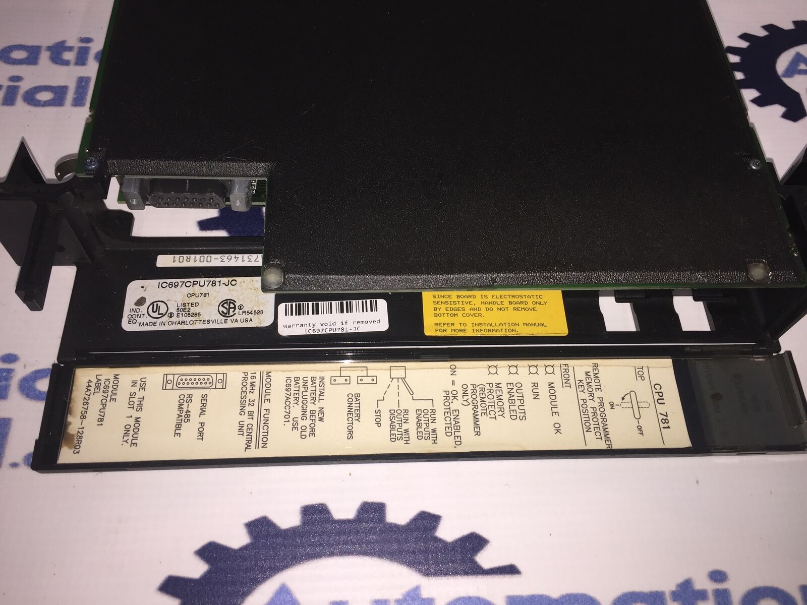 IC697CPU781 By GE Fanuc IC697CPU781-JC CPU Module