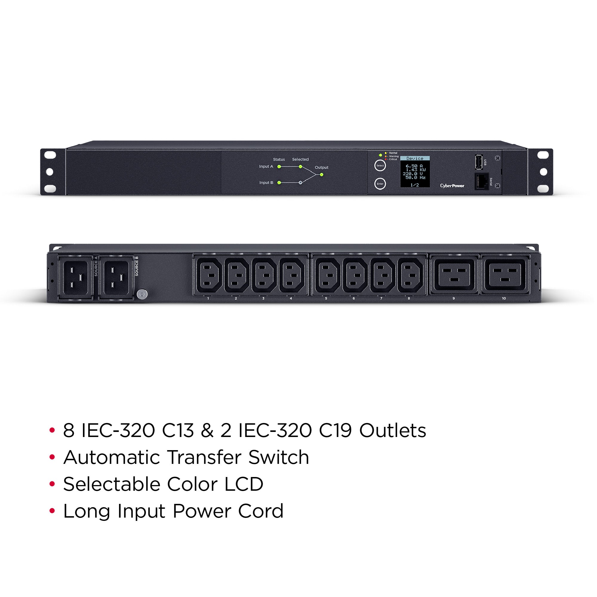 CyberPower PDU24006 Metered ATS