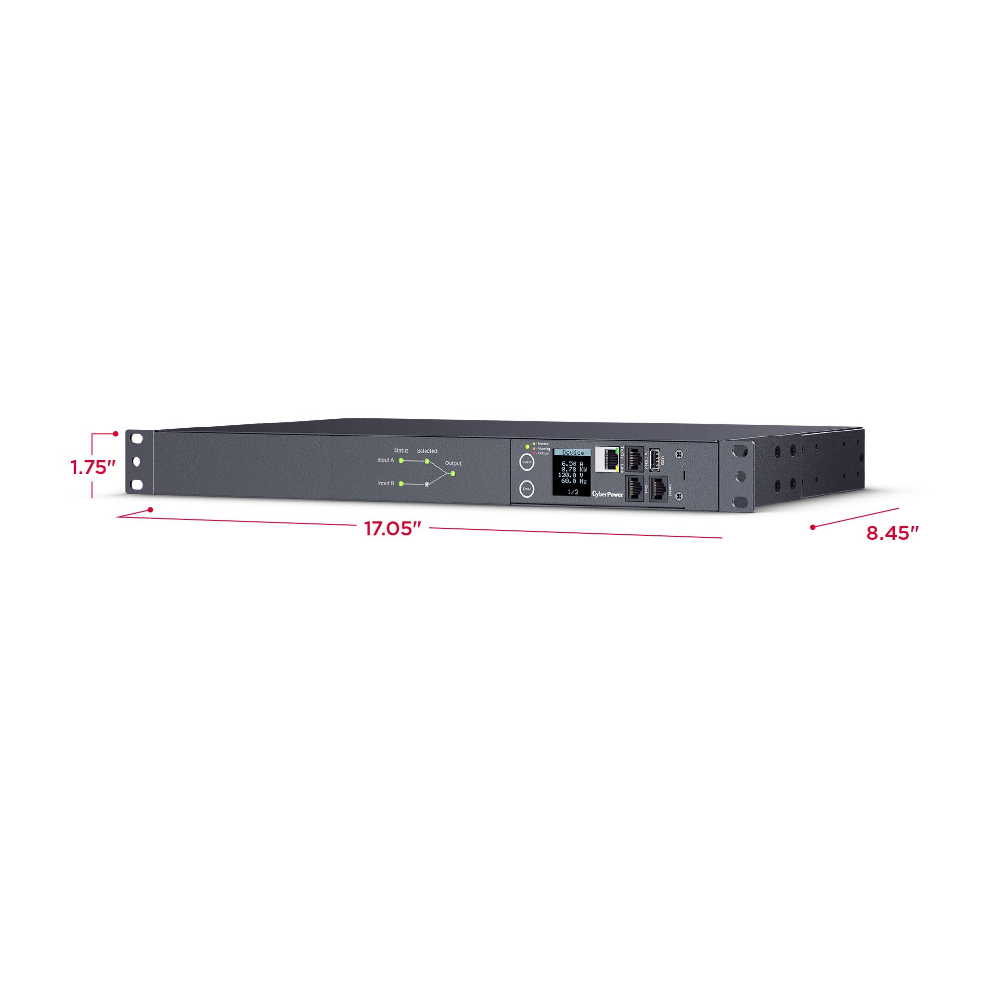 CyberPower PDU44001 Switched ATS
