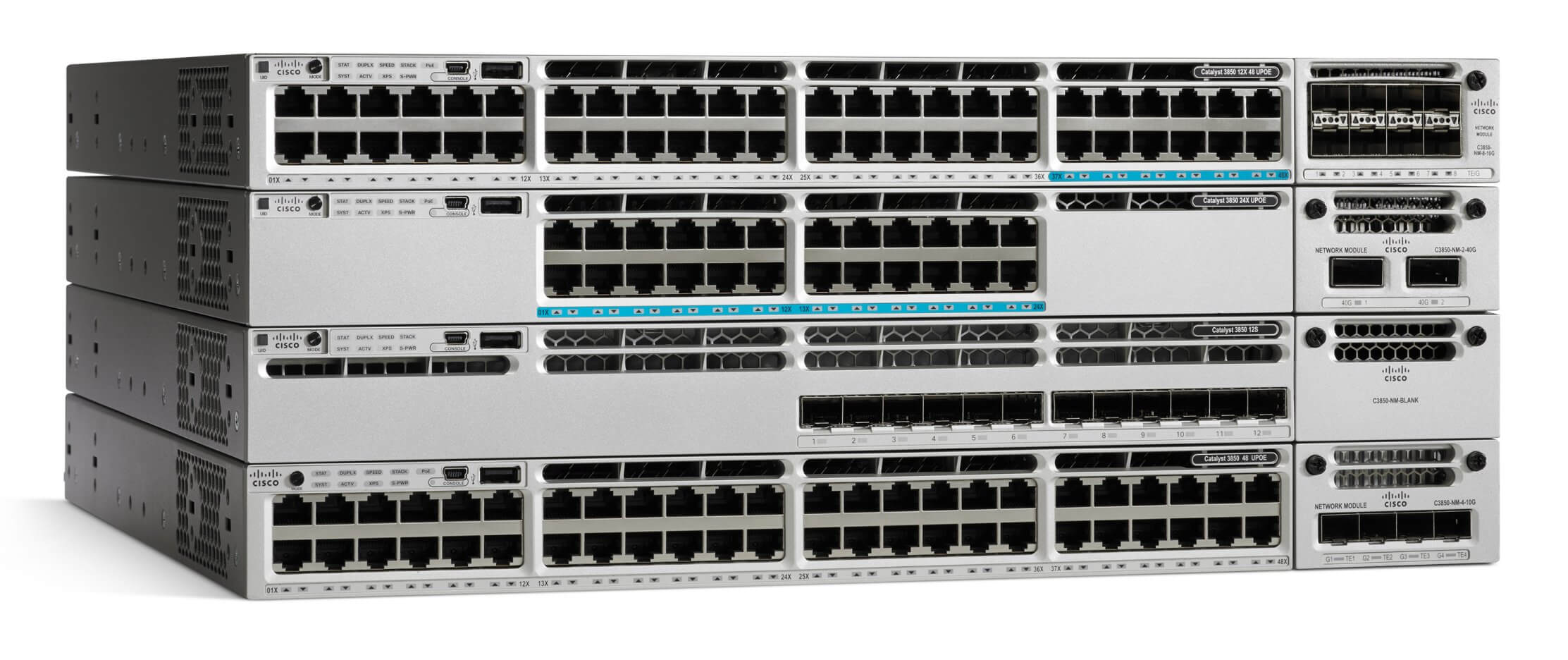 Cisco WS-C3850-24XS-S Refurbished — 24-Port 10G SFP+ Switch