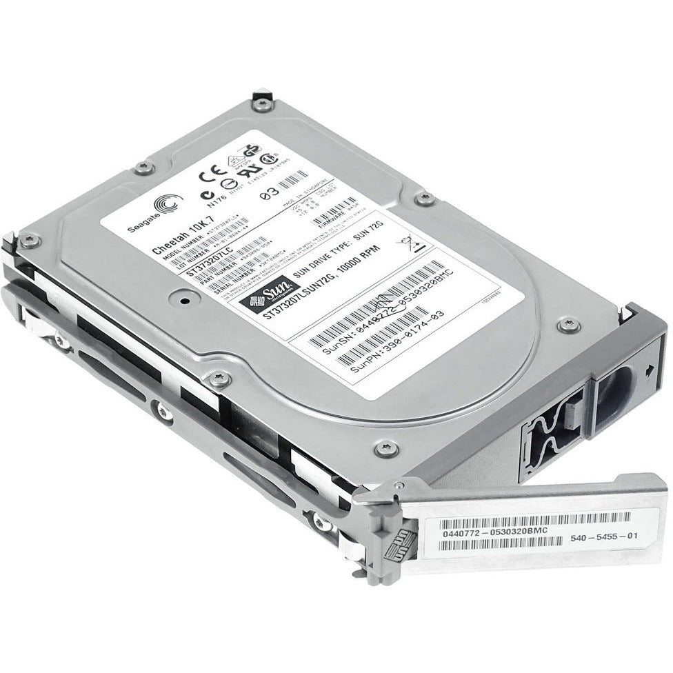 72GB MICROSYSTEMS 390-0174-03 540-5455-01 ST373207LSUN72G 10000 RPM SCSI HD