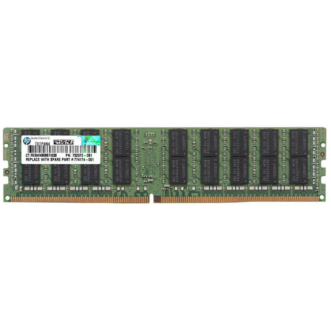 32GB (1 x 32GB) PC4-2133P-L Memoria para Servidor 752372-081 774174-001 4DRX4