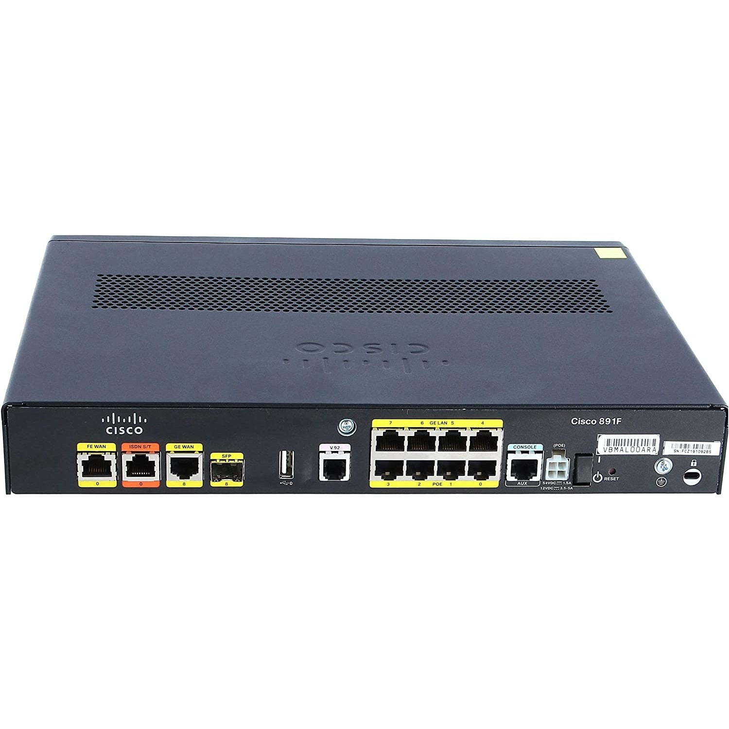C891F-K9 router de seguridad Gigabit Ethernet 891F con SFP