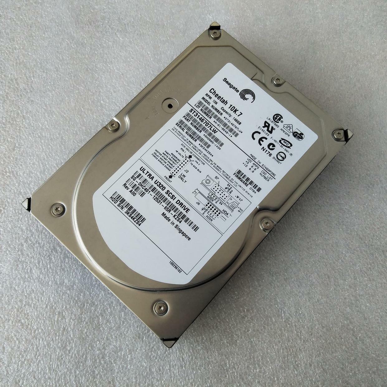 10K.7 146GB Internal 10000RPM 3.5" ST3146707LW HDD 0HC491 HC491 9X2005-143