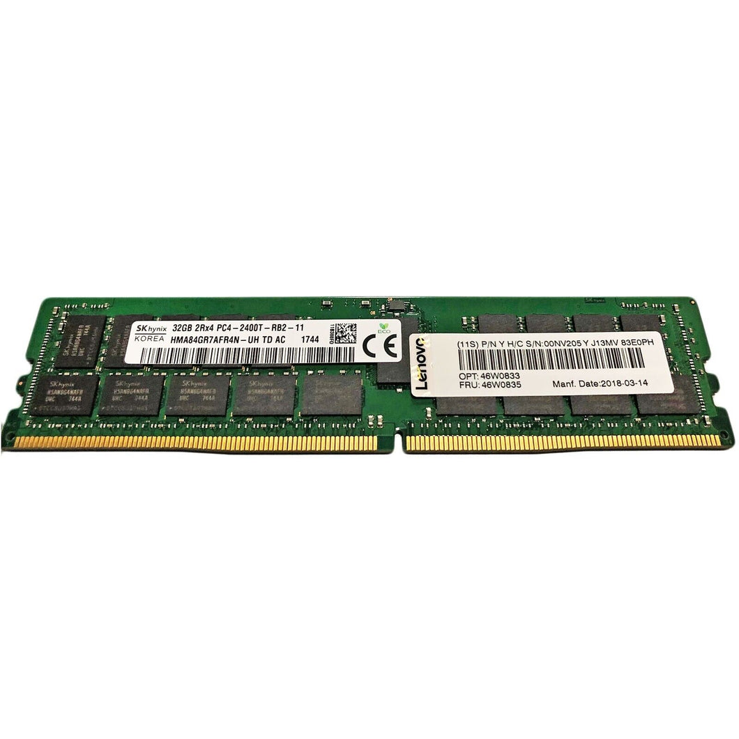 32GB 2Rx4 PC4-2400T-RA1-11-DC0 M393A4K40BB1-CRC0Q 46W0833 46W0835