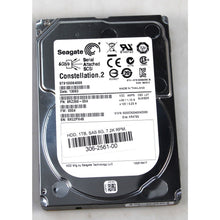 Load image into Gallery viewer, DELL/SEAGATE 1TB 7.2K 2.5&quot; SAS ST91000640SS CONSTELLATION.2 DP/N 09W5WV
