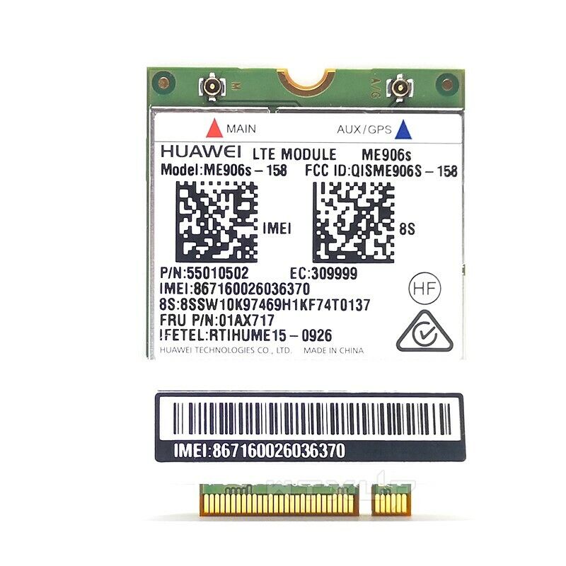 Thinkpad T460s T470s T560 Yoga 460 Tarjeta de módulo LTE WWAN ME906S 01AX717