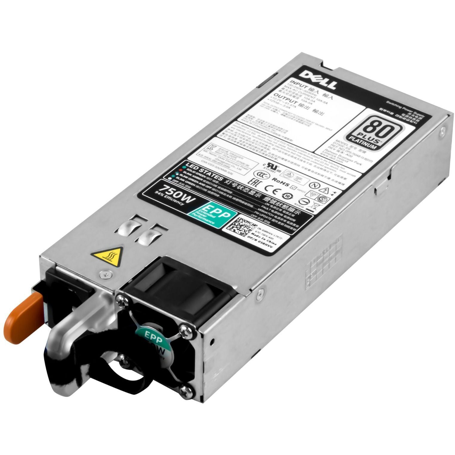 New Genuine Power Supply for R730XD R730 R630 T630 T430 750W 80 Plus PlatinT430 fuente
