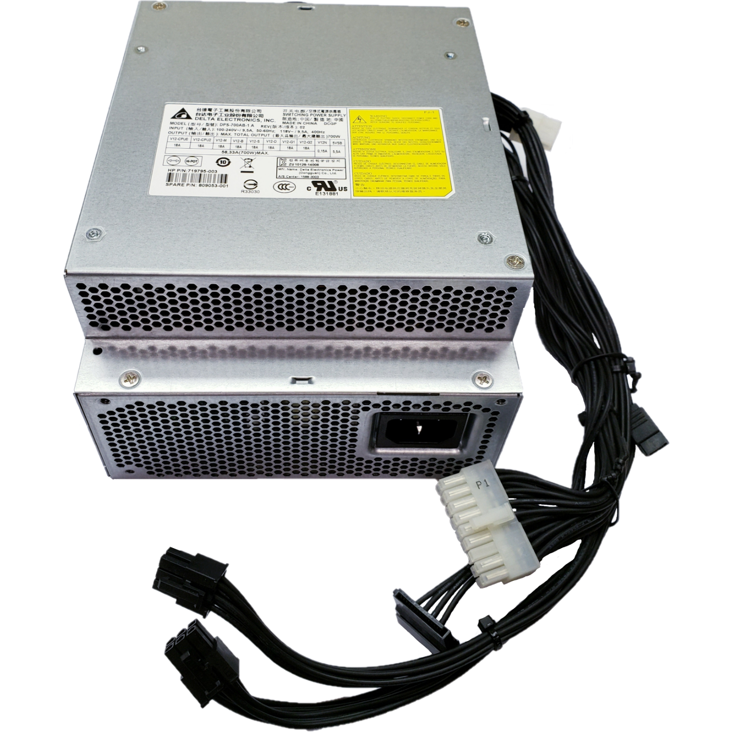 Z440 700W FUENTE DE ALIMENTACIÓN CON CABLES 792339-001 719795-002