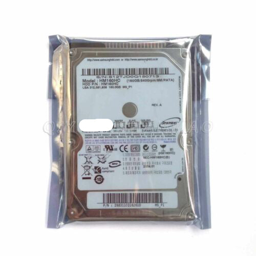SAMSUNG 160GB HM160HC 5400RPM IDE PATA 2.5" Hard Drive FOR Laptop Computer 683728122928 HD - MFerraz Tecnologia