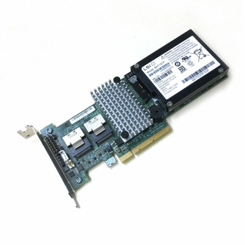 Controladora IBM M5015 / LSI Megaraid 9260-8i SATA / SAS Controller RAID + BAT1S1P battery - MFerraz Tecnologia