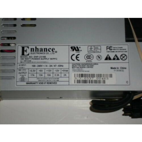 Dell PowerVault 124T LTO2 LTO3 LTO4 LTO5 LTO6 Autoloader Power Supply ENP-2316B fonte - MFerraz Tecnologia