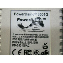 Load image into Gallery viewer, Microsemi PowerDsine 3501G PD-3501G/AC PoE Injector 48V VoIP Fortinet GPI-115 - MFerraz Tecnologia
